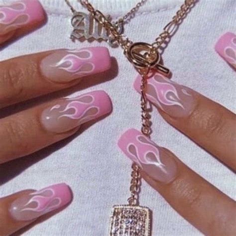 Pin By Aliviah On Photos 2 In 2020 Vintage Nails Fire Nails Cute