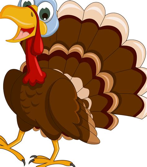 Turkey Cartoon Drawing Clip Art Thanksgiving Png Download 30023425