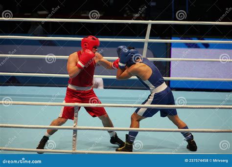 Boxers In The Ring Editorial Stock Photo Image Of Boxing 237574458