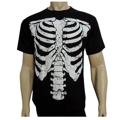 camiseta esqueleto torax shopee brasil