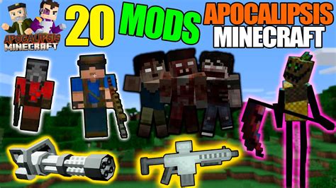 🧟top 20 Mods De Apocalipsis Minecraft Para Minecraft 1122 Texture