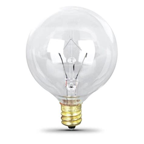 Feit Electric 40 Watt Dimmable G165 Decorative Incandescent Light Bulb