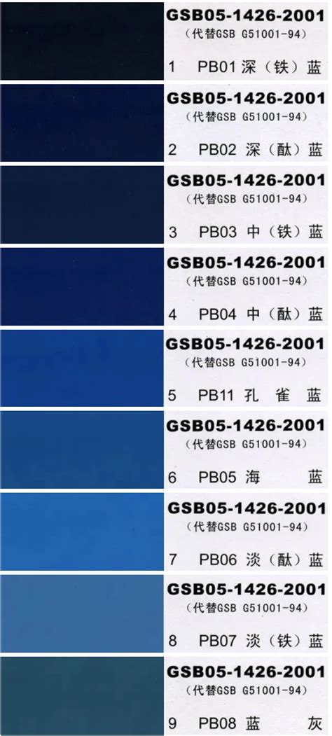 国标色卡电子版gsb05 1426 2001