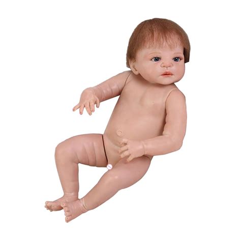 Buy 57cm Lifelike Silicone Vinyl Reborn Dolls Nude Newborn Babies Alive