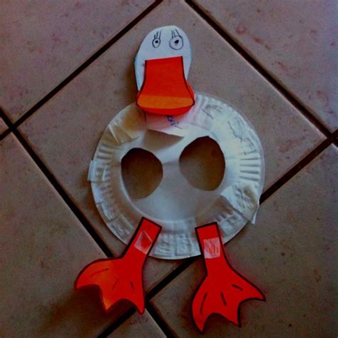 Paper Plate Duck Paper Plate Duck Crafts For Kids Activities For Kids