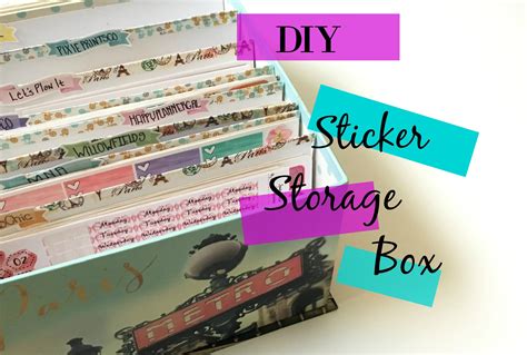 DIY Sticker Storage//2MinuteTipTuesday! | Scrapbooking sticker storage, Sticker storage, Sticker 