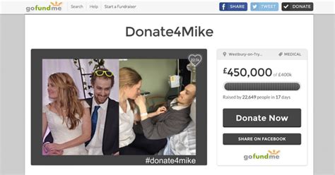 Uks Fastest Ever Gofundme Campaign Raises £430k In Nine Days Uk