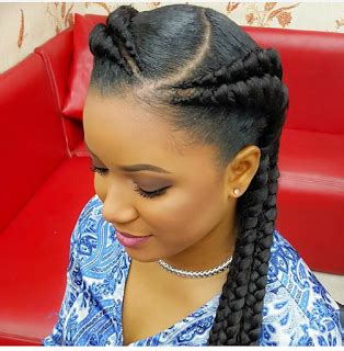 The best natural hairstyles and hair ideas for black and african american women, including braids, bangs, and ponytails, and styles for short, medium as with any hair texture, though, it can be easy to fall into a rut and repeat the same familiar style over and over again. Check Out Double Braids Hairstyle Currently Trending For ...