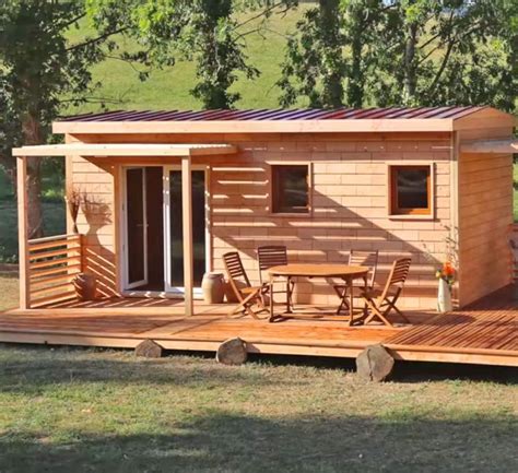 Tiny House Build Kit Thespruce Cabana Hobbitat Moonshadow Cabane Loft
