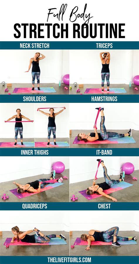 Stretching Workout Poster Stretching Exercises For Flexibility Workout Posters Stretching