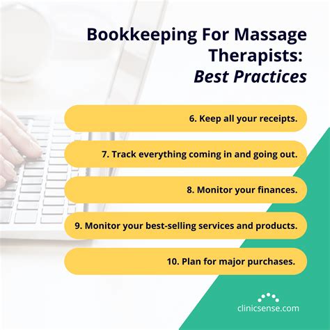 bookkeeping for massage therapists 10 best practices