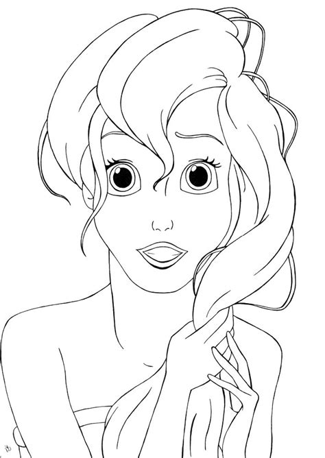 Ariel lineart by autumneternal on deviantART | Disney art drawings, Disney drawings, Art drawings