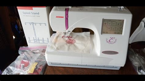 Janome Embroidery Machine Model Memory Craft 350e 81501 Youtube