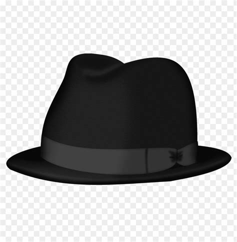 Free Download Hd Png Black Fedora Hat Png Free Png Images Toppng