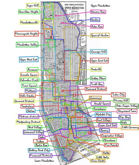 Map Of Manhattan