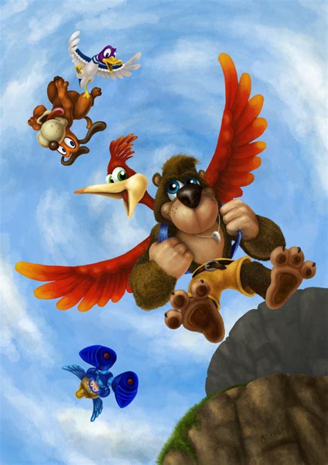Banjo And Kazooie Newcomer Poster By Alanep On Deviantart