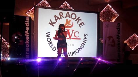 something s got a hold on me alice may karaoke world champion ships 2011 final espaÑola youtube