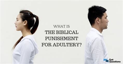 What Is The Biblical Punishment For Adultery