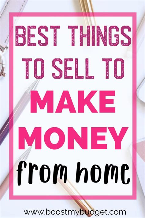 What Can I Sell to Make Money From Home? (With images ...