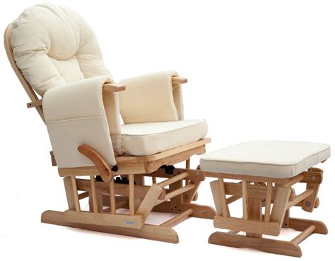 A glider ottoman adds a new dimension to your furniture possibilities. Sereno (natural wood or white) Nursing Glider maternity ...