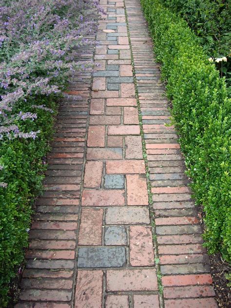 Brick Path At Sissinghurst Brick Garden Pathway Landscaping