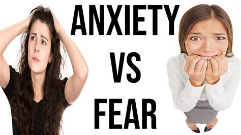 Anxiety Vs Fear Whats The Difference Youtube