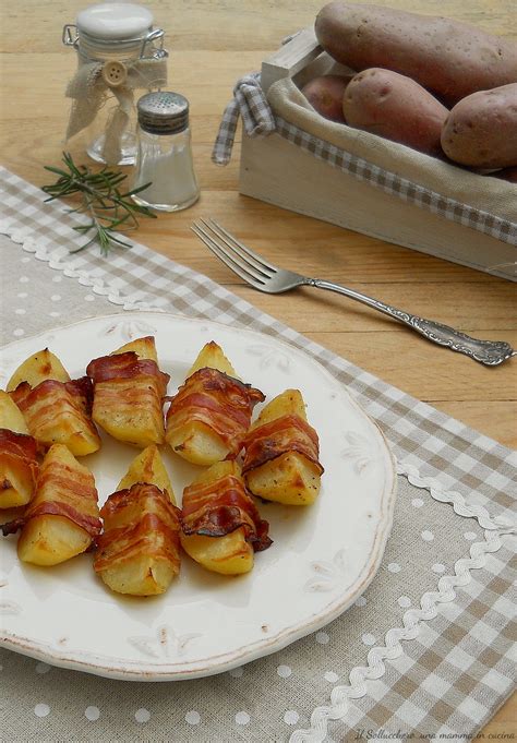Patate al forno con pancetta affumicata, facili e golosissime