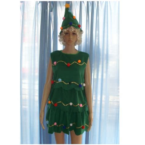 Adult Christmas Tree Costume Women Christmas Costume In Holidays