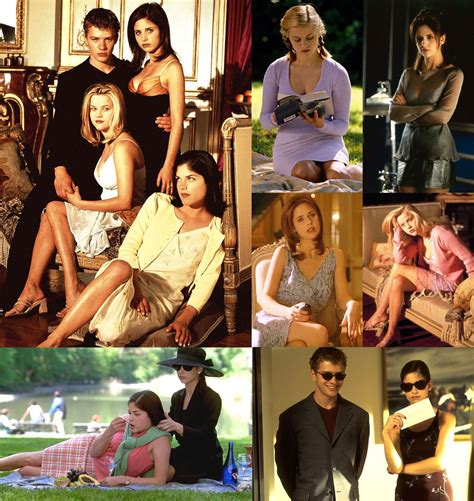 sarah michelle gellar ryan phillippe reese witherspoon and selma blair in cruel intentions