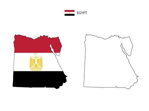 Egypt Map City Vector Divided By Outline Simplicity Style Have 2