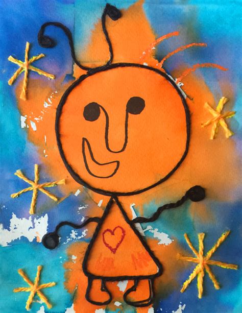 3d Miro Painting Art Projects For Kids