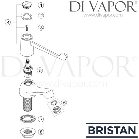 Bristan Val 12 C 6 Cd Lever Basin Taps With 6 Inch 152mm Levers