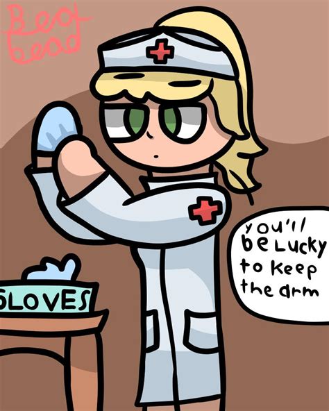 Terraria Nurse By Beabeaddraws On Deviantart