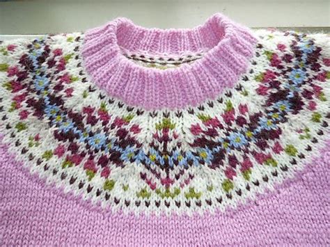 Ravelry Mtrosegardens Fair Isle Yoke Sweater Knitting Tam Colorwork
