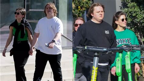 Ellie Macdowall And Lewis Capaldi Go For A Hand In Hand Stroll In Los Angeles Business Upturn