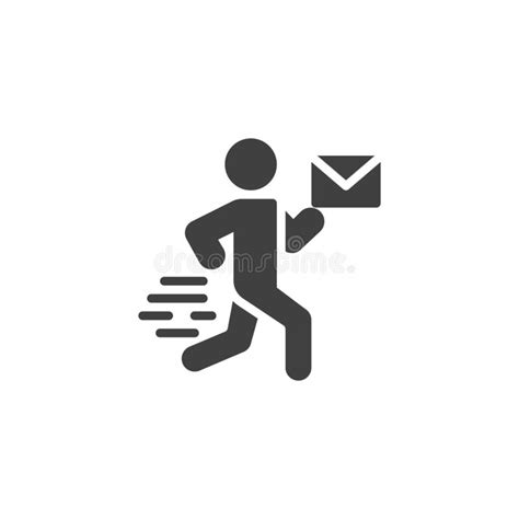 Delivery Man Postman Courier Post Pictogram Stock Illustrations 234