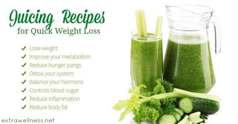 The Ultimate Juicing Recipes For Quick Weight Loss