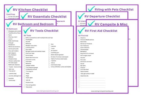 The Only Rv Checklist Post Youll Ever Need In 2023 And Beyond