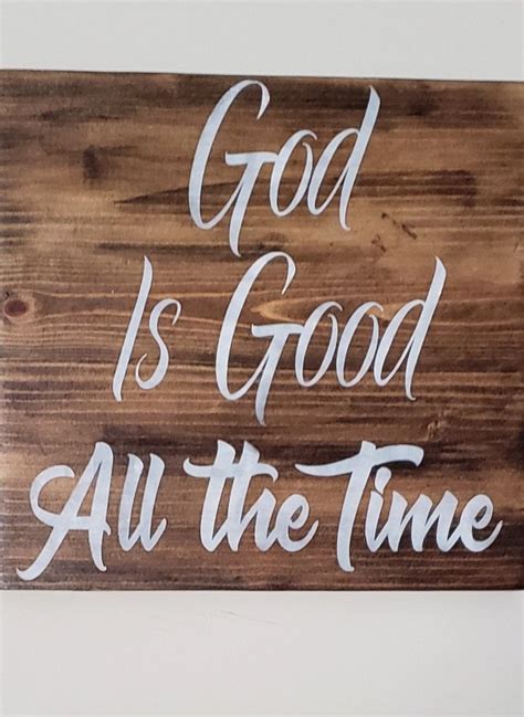 Scripture Wall Art Bible Verse Wall Decorgod Is Good All The Etsy