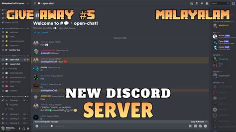 New Discord Server How To Join Malayaleescraft Youtube