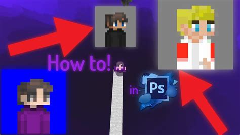 How To Make Pixel Art Minecraft Pfp In Photoshop W Template Youtube