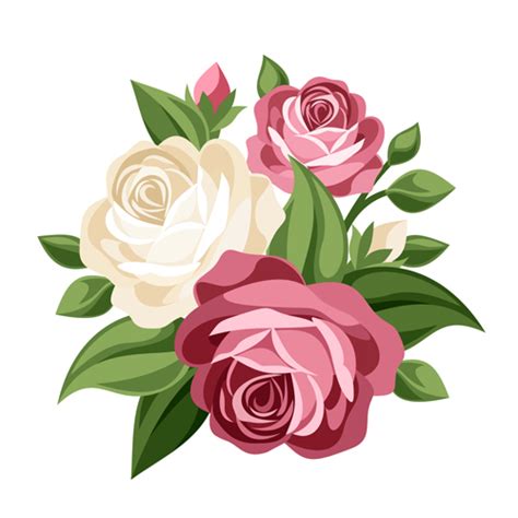 Elegant Flowers Bouquet Vector 02 Vector Flower Free Download