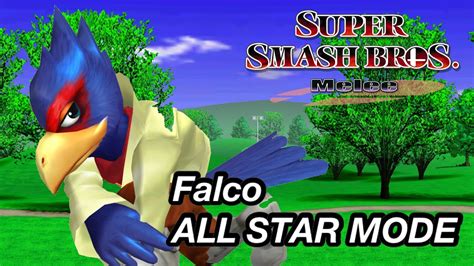 Super Smash Bros Melee Falco All Star Mode Tas 60fps Youtube
