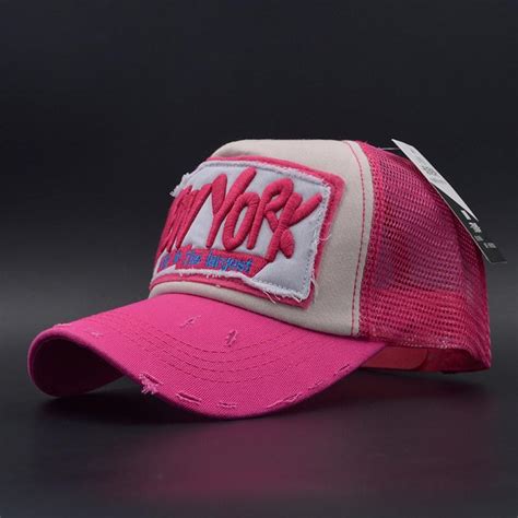 Buy 5 Panel Mesh Baseball Cap Snapback Hat Trucker Cap New York