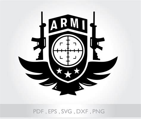 Us Army Logo Cutting Cut File Svg Eps Dxf And Studio3 Etsy
