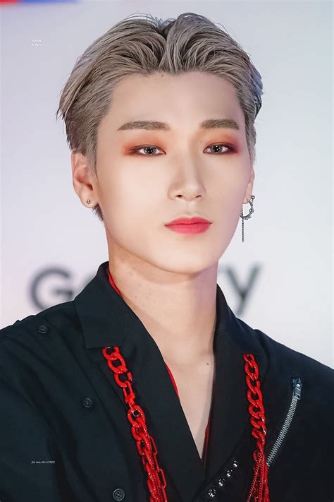 Ateez S San Is Going Viral For His Ridiculously Good Looking Naked Confronted Visuals Haus Of Kpop