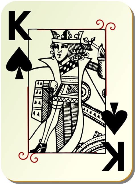 King Of Spades Clip Art At Vector Clip Art Online Royalty