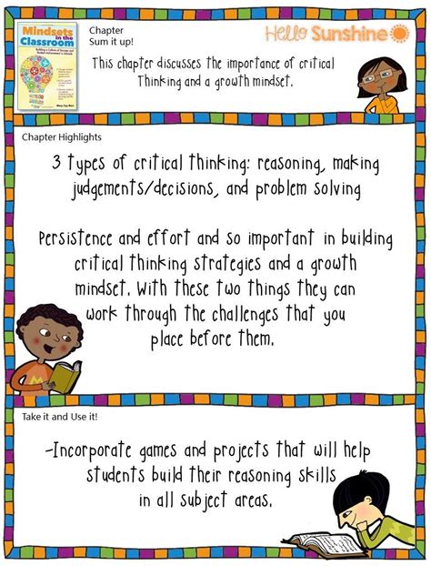 Mindsets In The Classroom Chapter 4 Growth Mindset Classroom