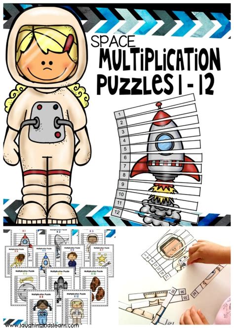 Space Themed Skip Counting Puzzles Laughing Kids Learn