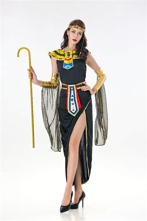 Deluxe Sexy Ladies Fancy Dress Cleopatra Egypt Womens Costume Egyptian Tiktokdresses